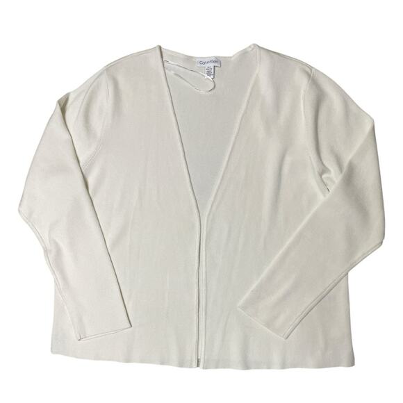 Calvin Klein Vintage Cream Knit Sweater Set XL - Picture 4 of 14